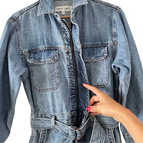 Aritzia Denim Forum The Margot Jumpsuit - Picture 8 of 12